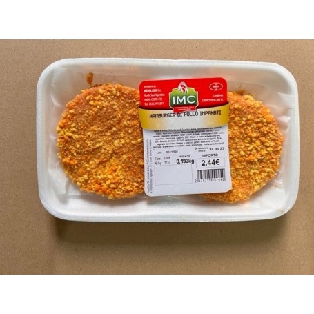 IMC HAMBURGER POLLO IMPANATI