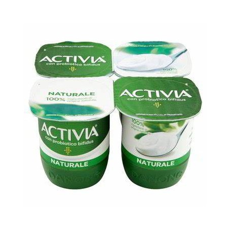 DANONE ACTIVIA BIANCO NAT. GR125 X 4