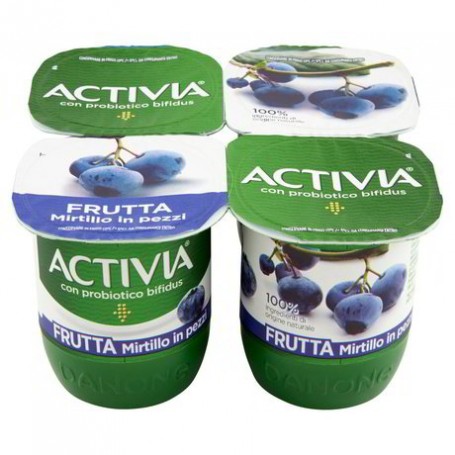 DANONE ACTIVIA MIRTILLO GR125 X 4