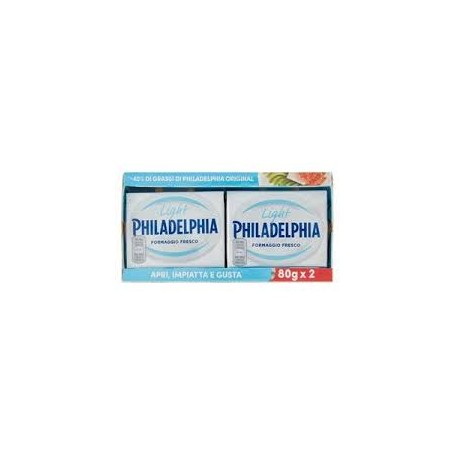 KRAFT PHILADELPHIA LIGHT 80GR X 2