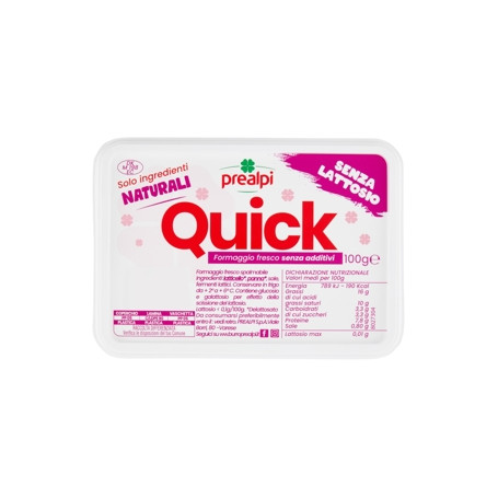 PRP QUICK S/LATTOSIO GR 100
