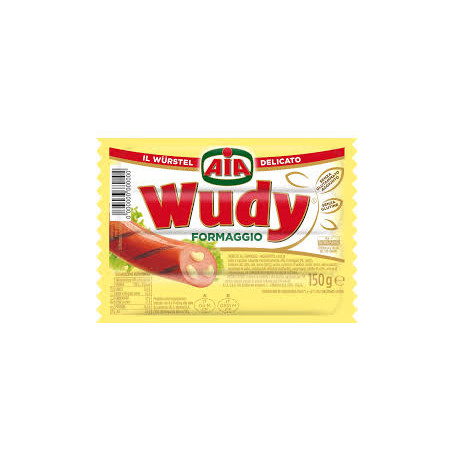 AIA WURSTEL WUDY FORMAGGIO GR.150