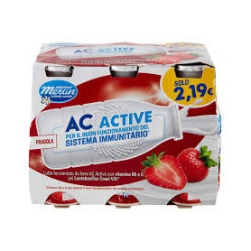 MERANO LATTE FERMENTATO 6X100GR FRAGOLA